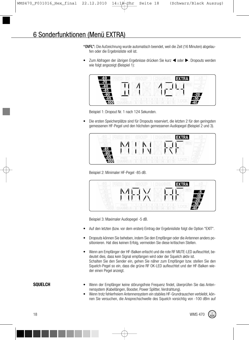 6 sonderfunktionen (menü extra) | Harman-Kardon WMS 470 User Manual | Page 24 / 142