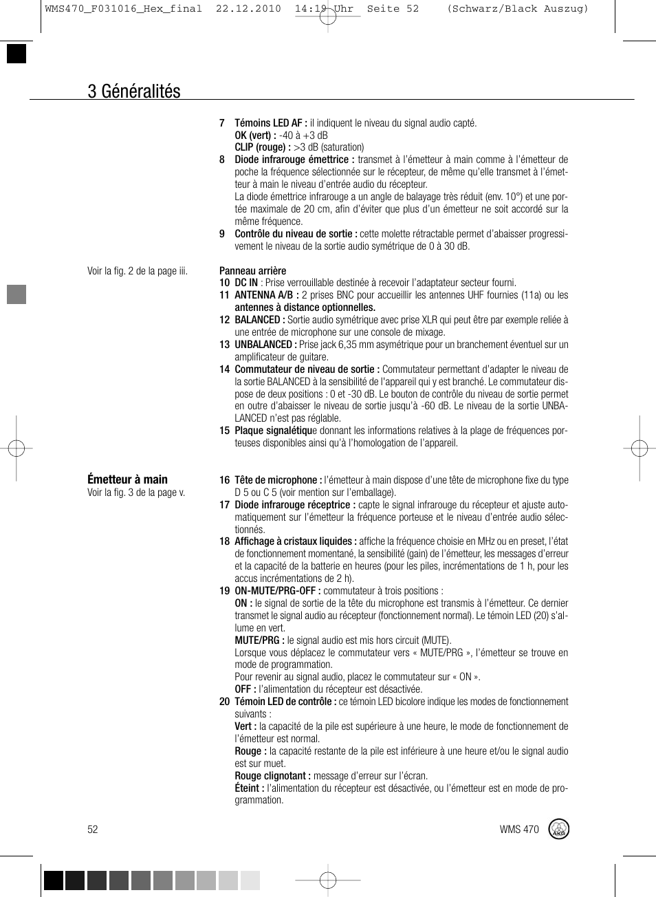 3 généralités | Harman-Kardon WMS 470 User Manual | Page 58 / 142