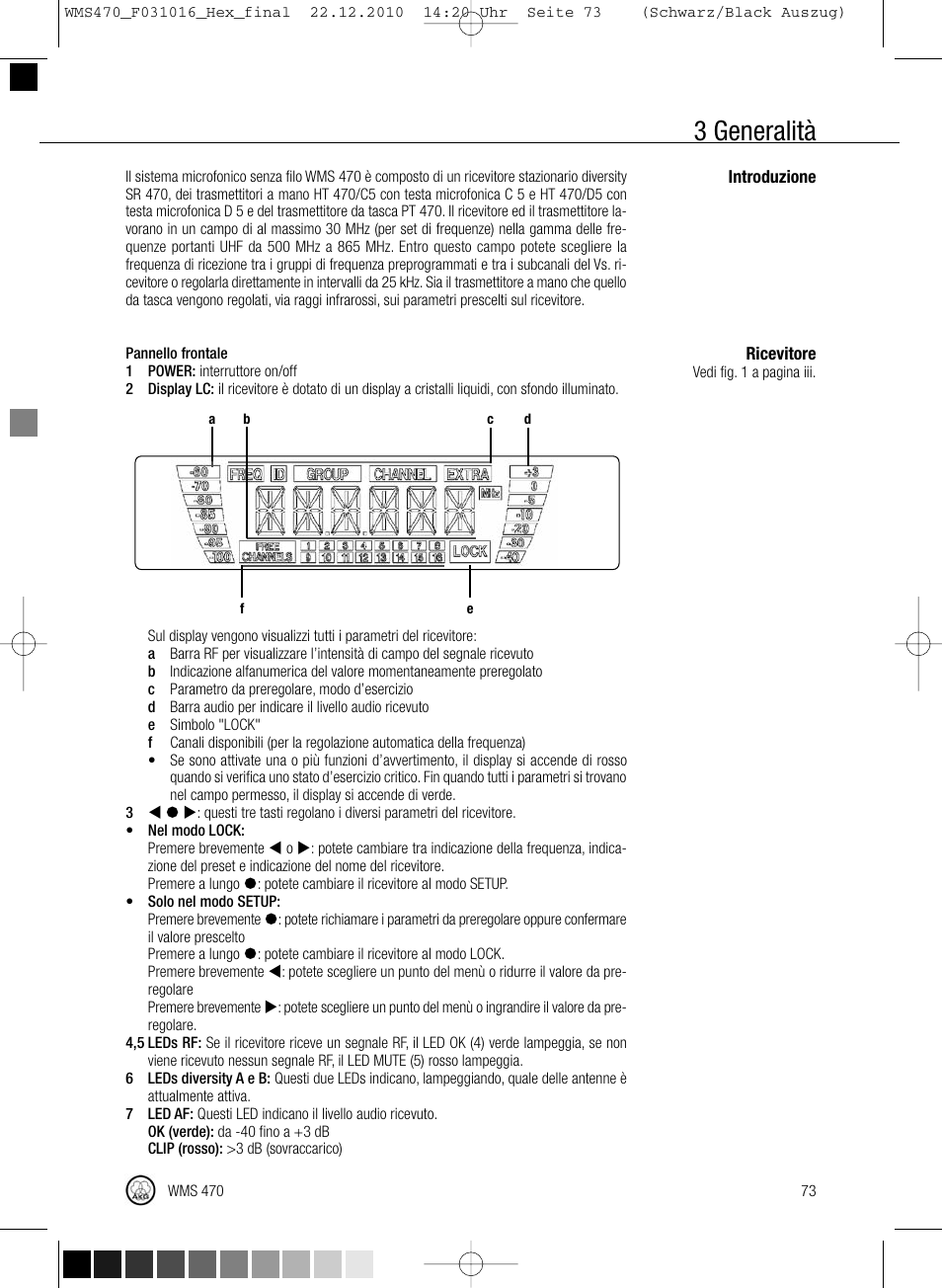3 generalità | Harman-Kardon WMS 470 User Manual | Page 79 / 142