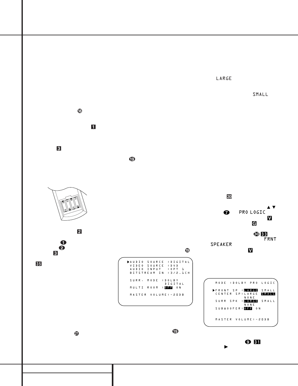 System configuration, 16 system configuration | Harman-Kardon AVR 500 User Manual | Page 17 / 40
