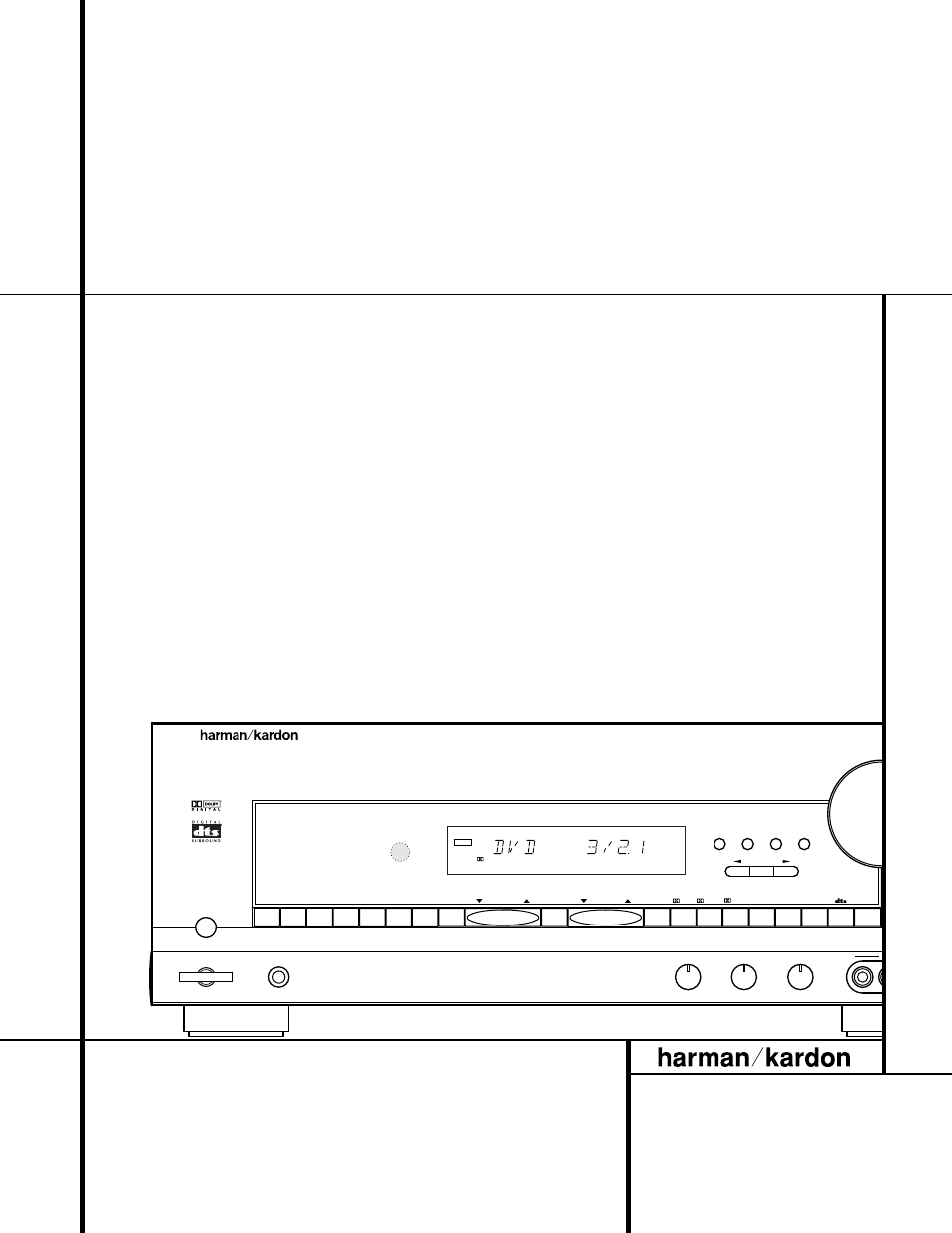 Avr 500 audio/video receiver, Owner’s manual, Power for the digital revolution | Avr 500 | Harman-Kardon AVR 500 User Manual | Page 2 / 40