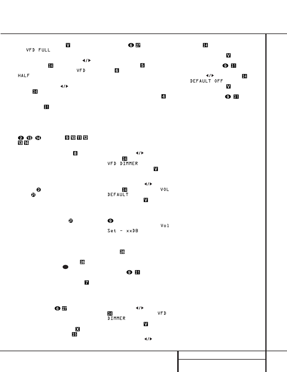 Operation | Harman-Kardon AVR 500 User Manual | Page 22 / 40