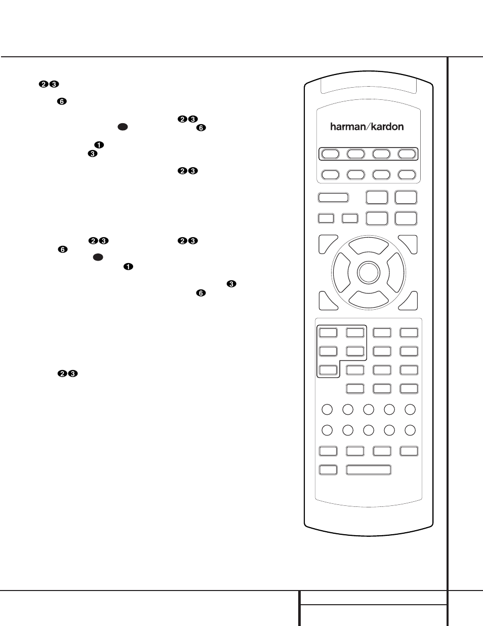 Programming the remote | Harman-Kardon AVR 500 User Manual | Page 30 / 40