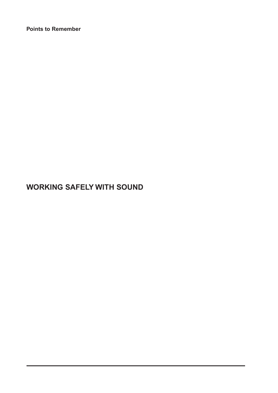 Working safely with sound | Harman-Kardon GB4 User Manual | Page 14 / 40