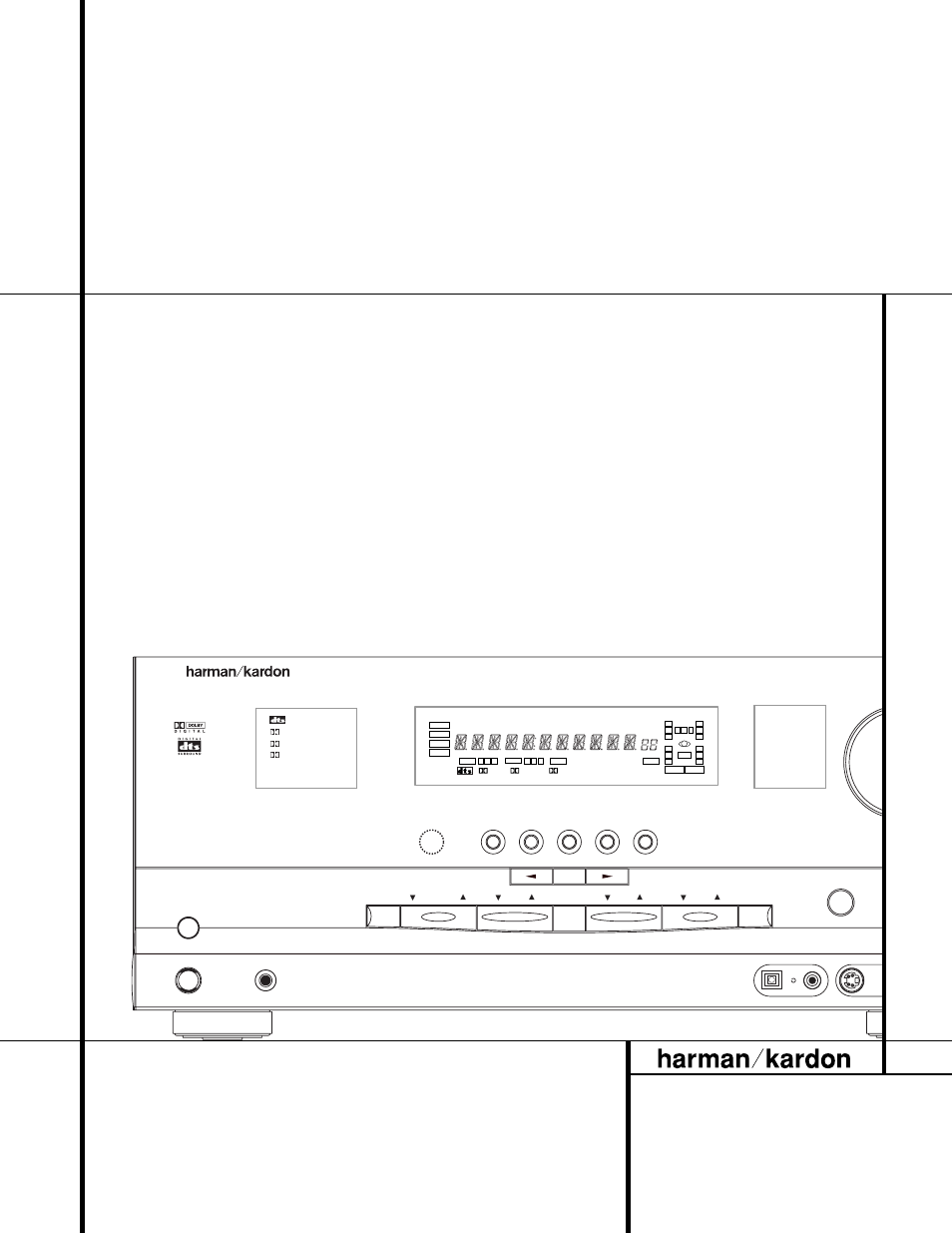 Harman-Kardon AVR 310 User Manual | 54 pages