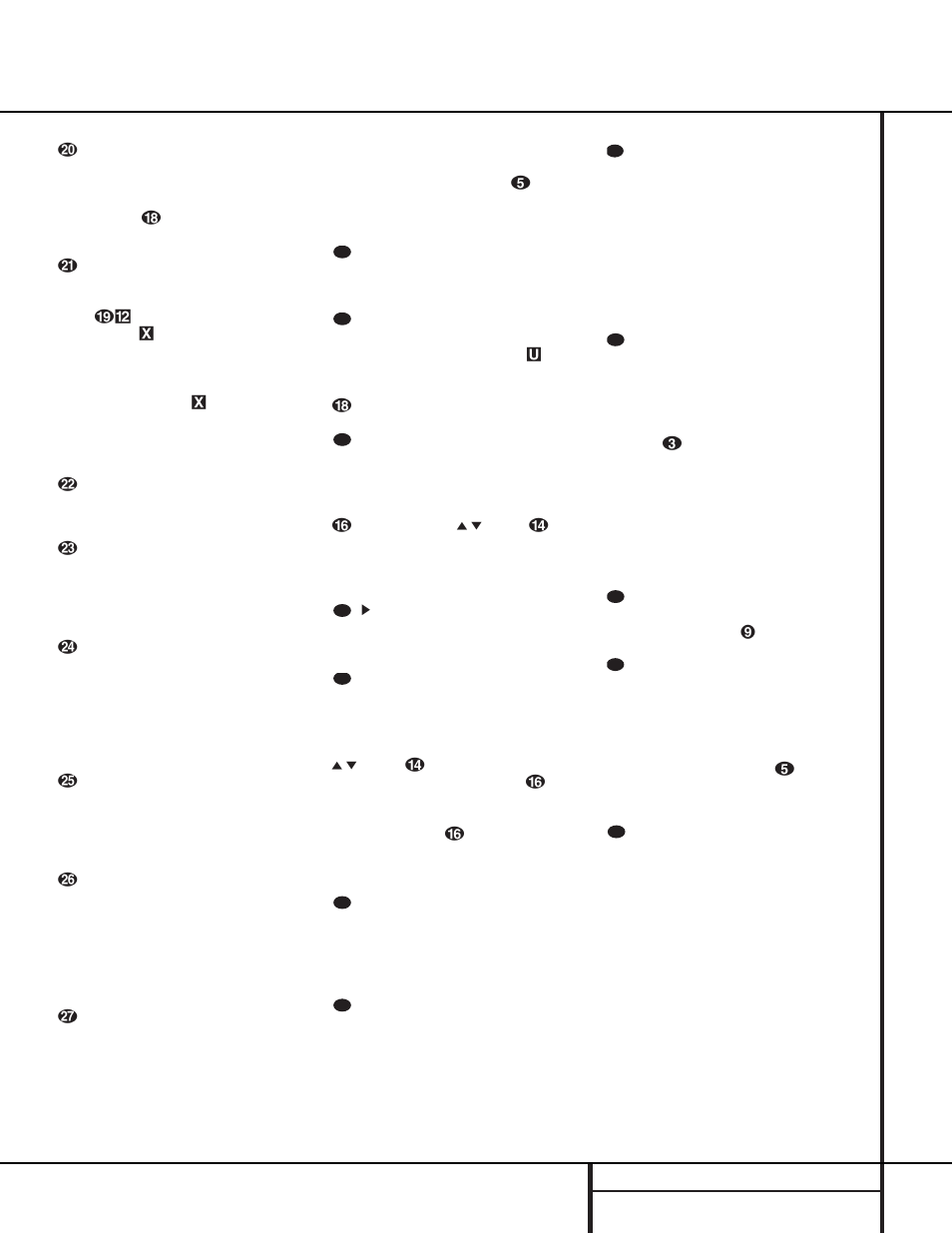 Main remote control functions, 13 main remote control functions | Harman-Kardon AVR 310 User Manual | Page 13 / 54