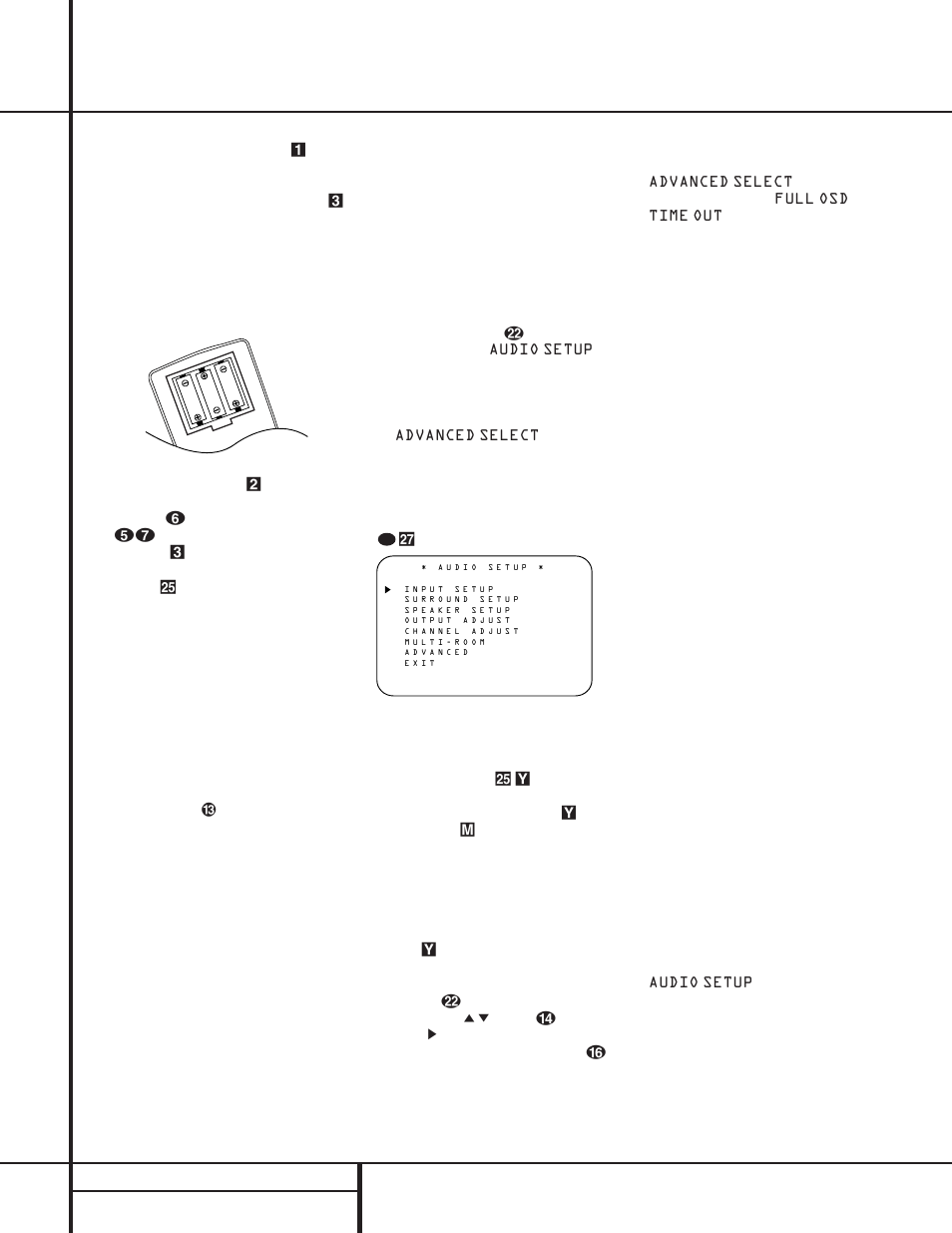 System configuration, 18 system configuration | Harman-Kardon AVR 310 User Manual | Page 18 / 54