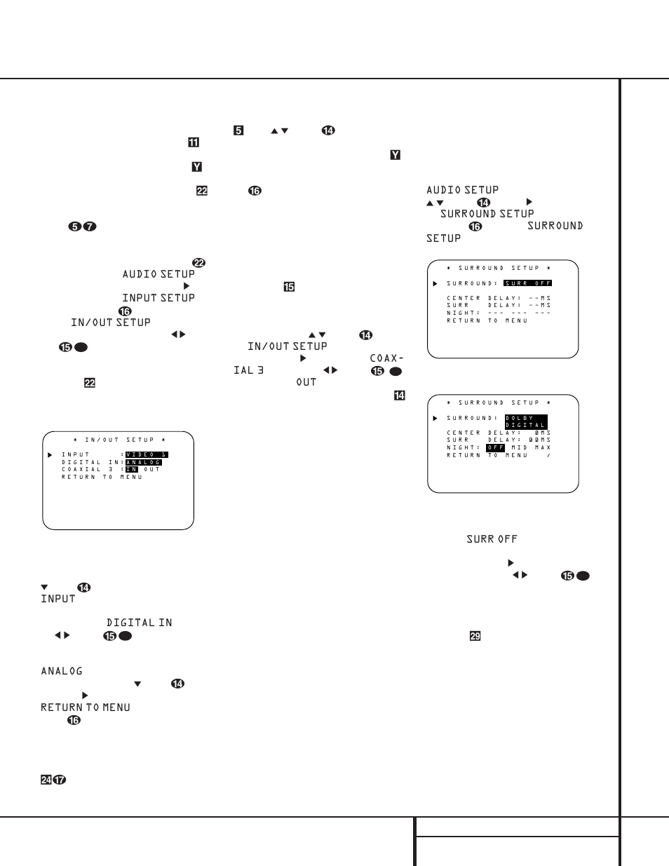 System configuration, 19 system configuration | Harman-Kardon AVR 310 User Manual | Page 19 / 54