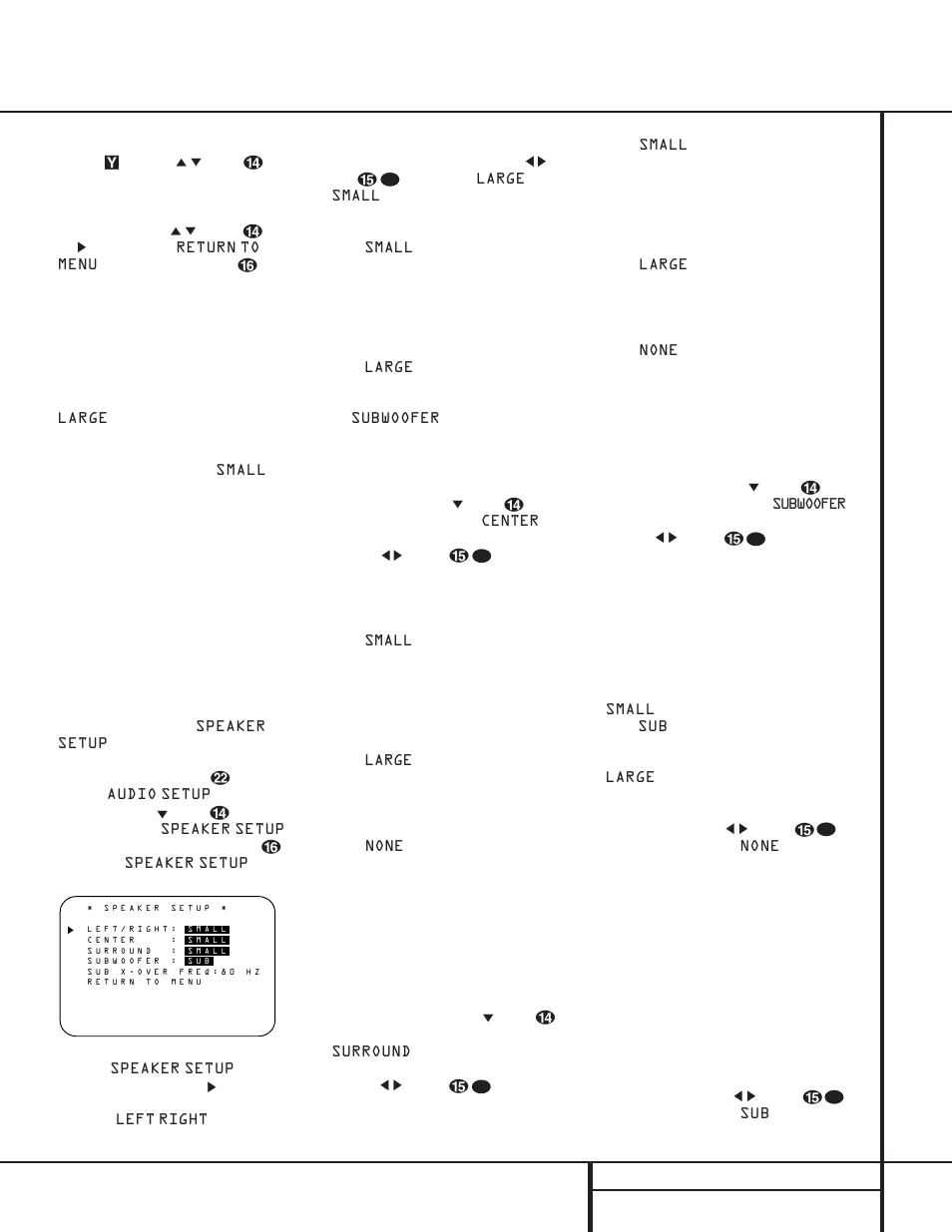 System configuration, 21 system configuration | Harman-Kardon AVR 310 User Manual | Page 21 / 54