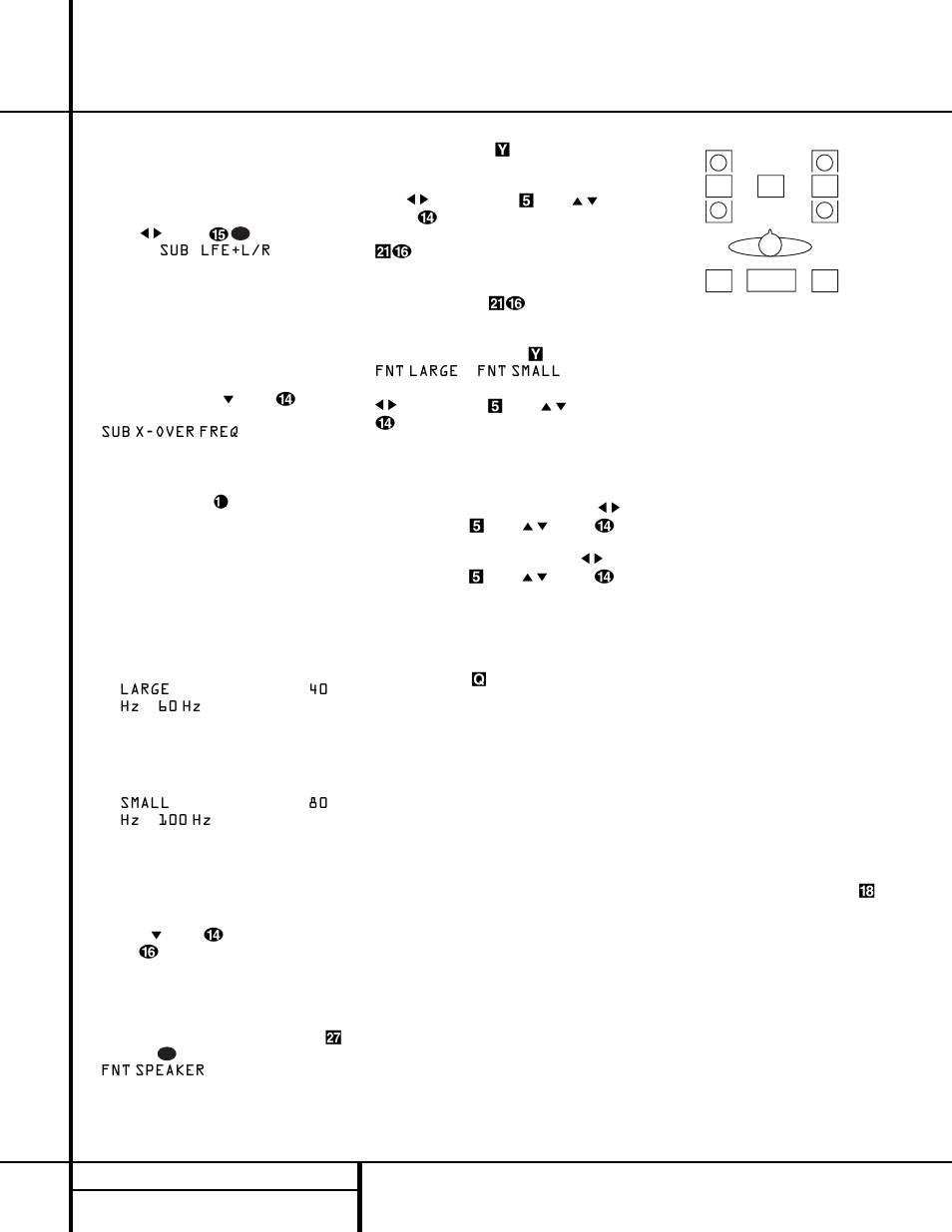 System configuration, 22 system configuration | Harman-Kardon AVR 310 User Manual | Page 22 / 54
