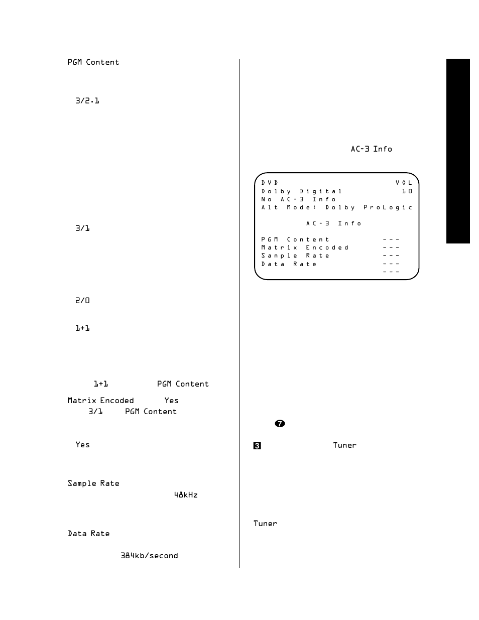 Operation, Tuner operation | Harman-Kardon HA160-0004-A User Manual | Page 49 / 72