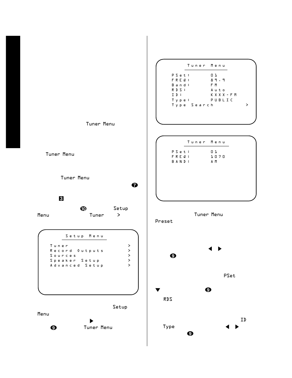 Operation, Tuner menu, Signature 2.0 | Harman-Kardon HA160-0004-A User Manual | Page 54 / 72