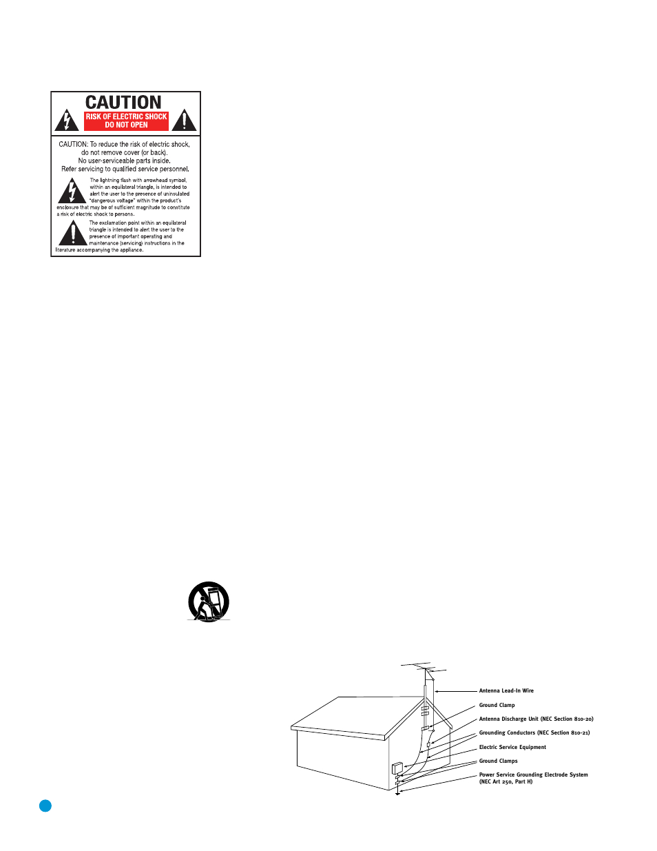 Safety information | Harman-Kardon AVR 245 User Manual | Page 2 / 72