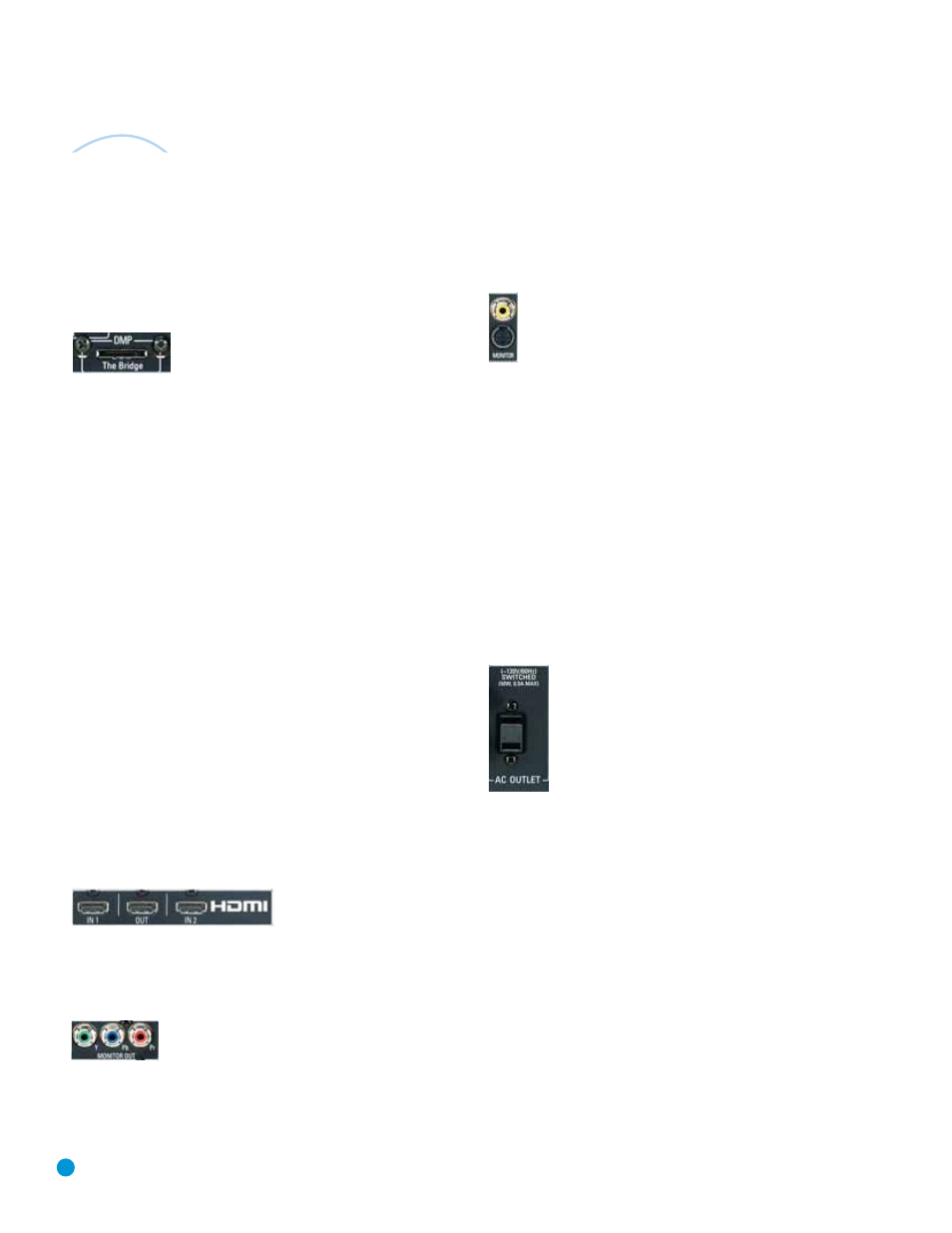 Installation, Bridge, Step five – connect video display | Step six – plug in ac power, Step seven – insert batteries in remote | Harman-Kardon AVR 245 User Manual | Page 26 / 72