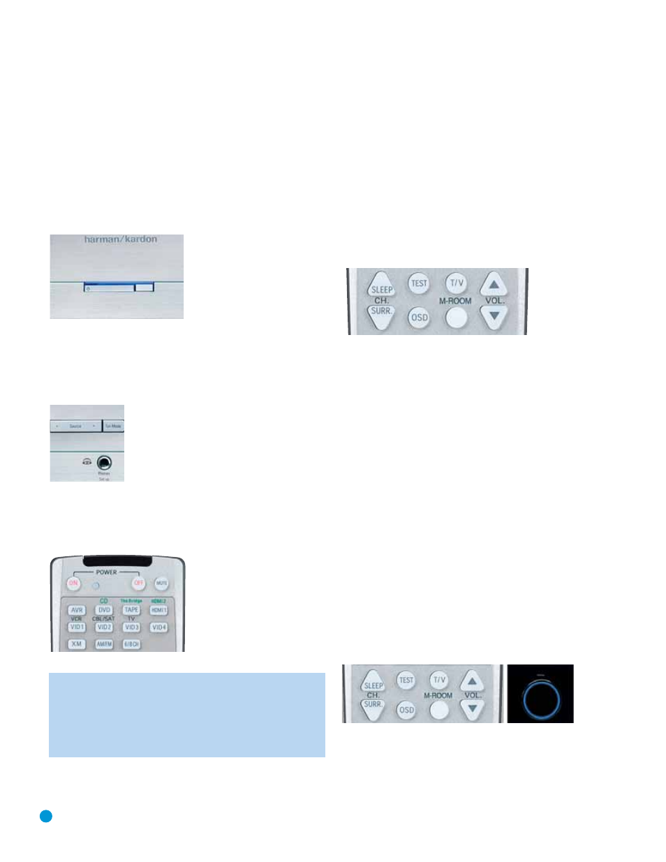 Operation, Turning on the avr 245, Sleep timer | Volume control | Harman-Kardon AVR 245 User Manual | Page 36 / 72