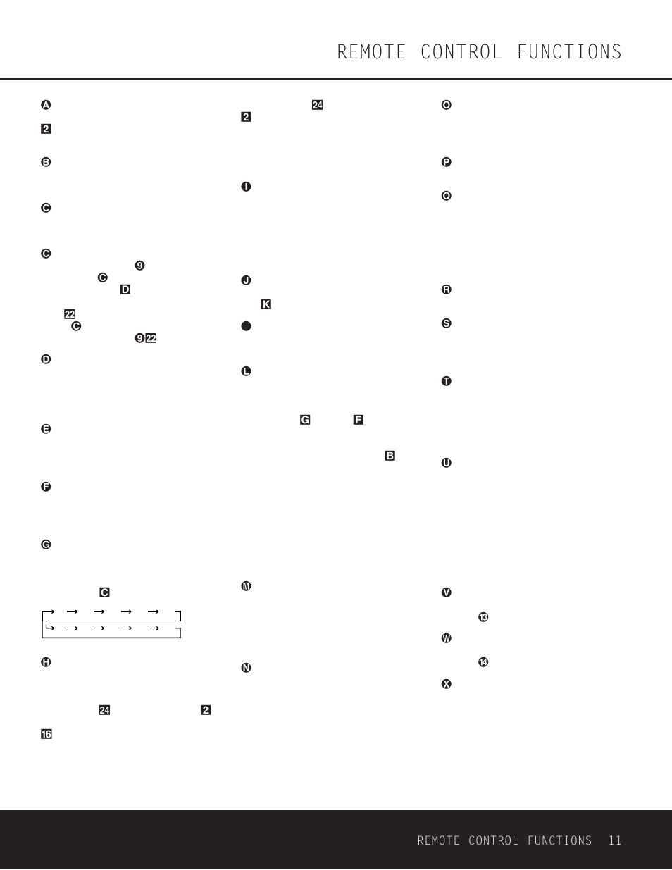 Remote control functions, Remote control functions 11 | Harman-Kardon HK 3380 User Manual | Page 11 / 20