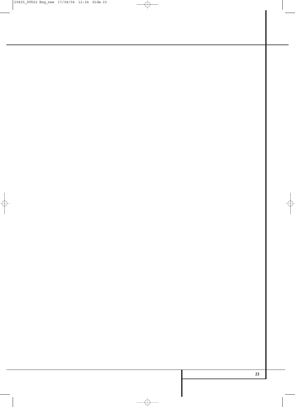 Harman-Kardon DVD 22 User Manual | Page 23 / 24