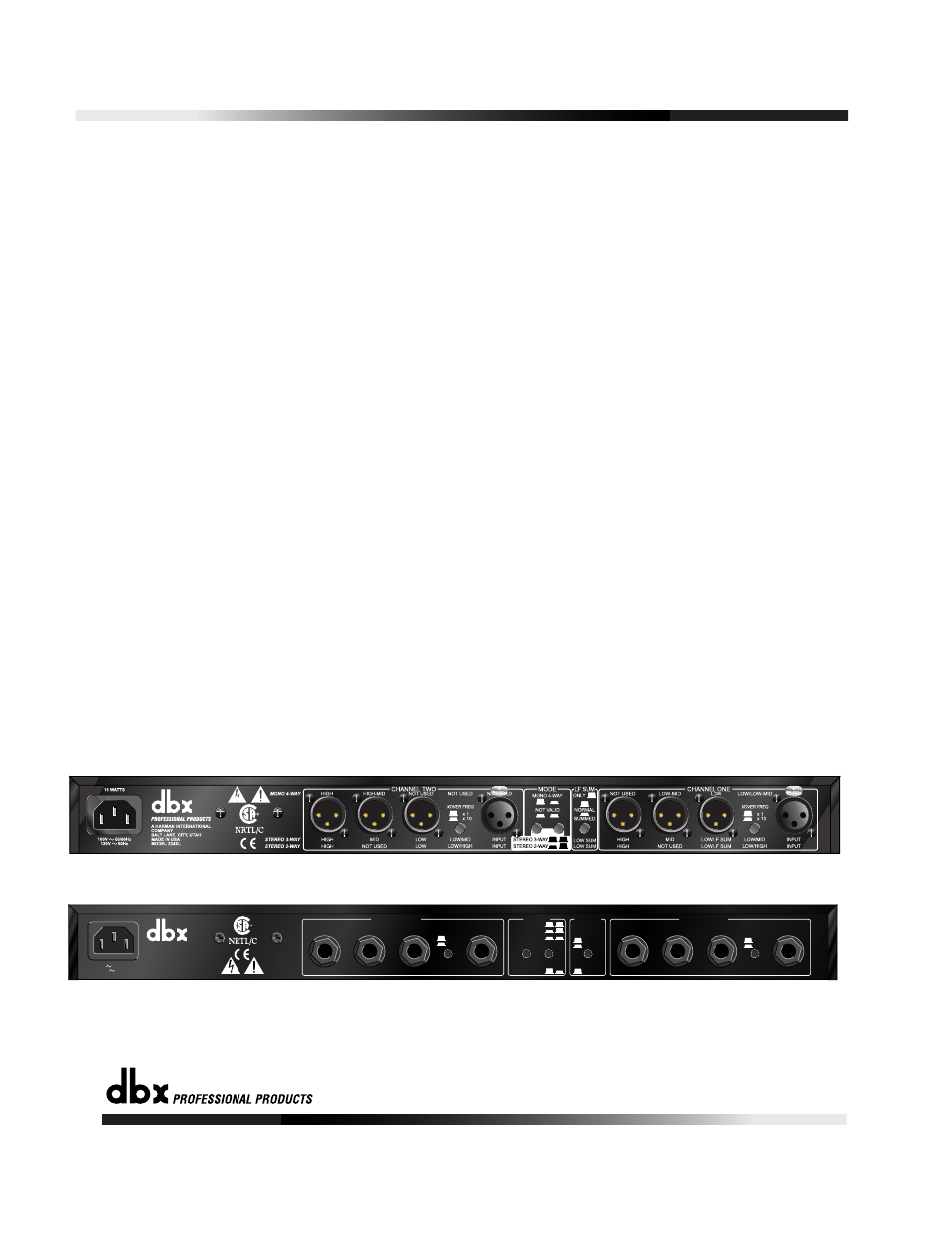 Way, 3-way 4-way crossovers, 234xl r, 234 r | Harman-Kardon 223/223XL User Manual | Page 8 / 16