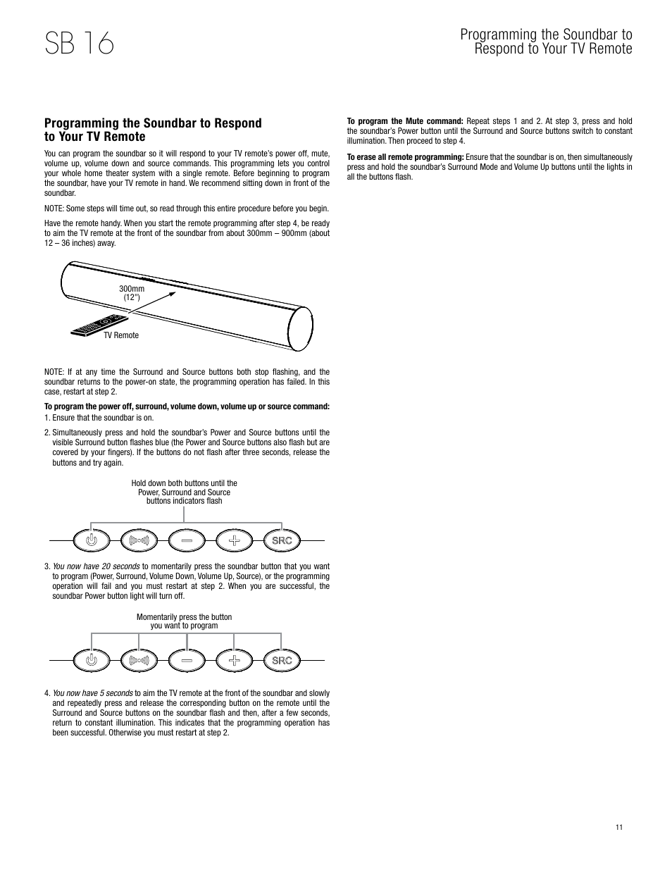 Sb 16 | Harman-Kardon SB 16 User Manual | Page 11 / 14