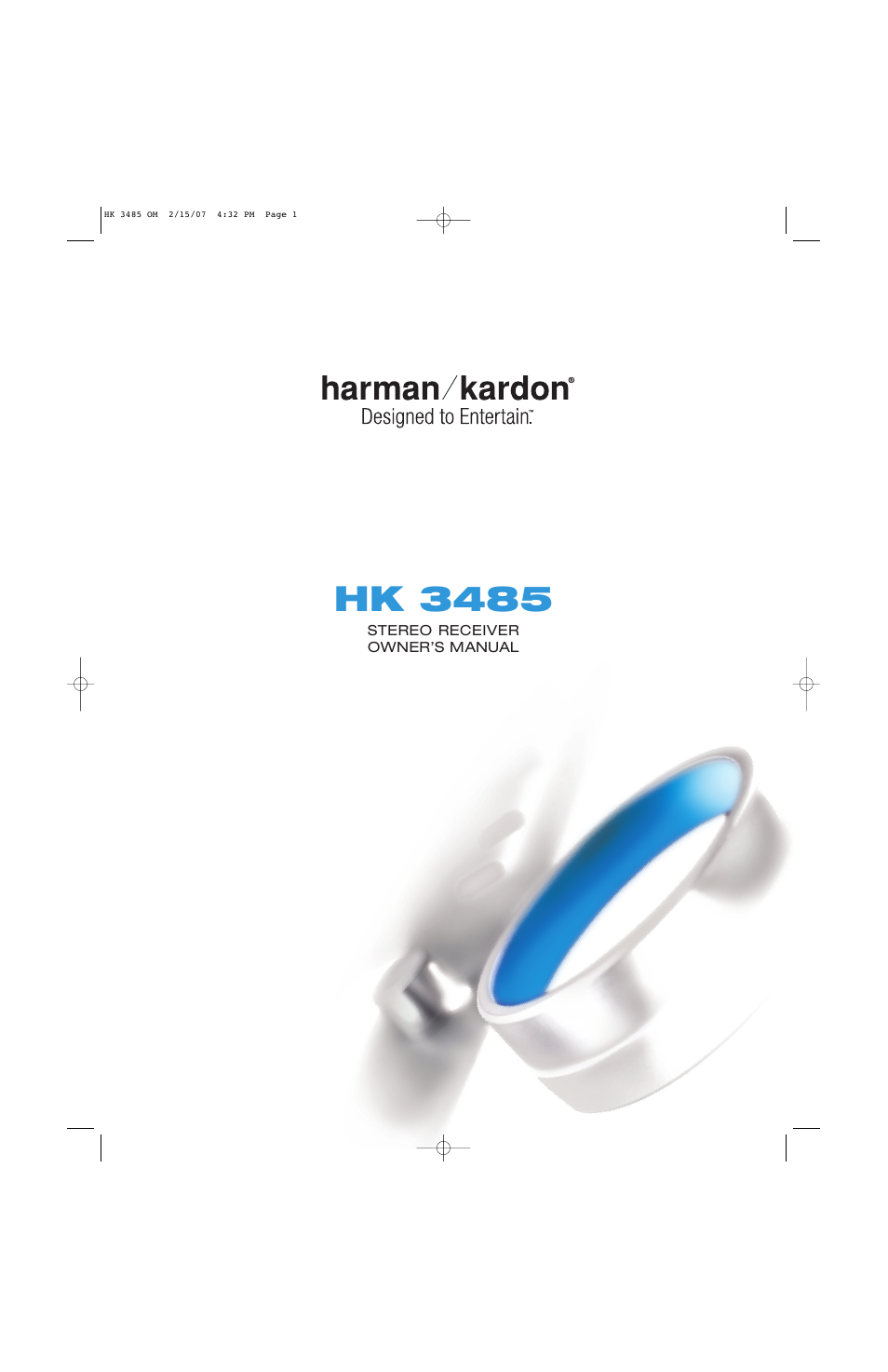 Harman-Kardon HK 3485 User Manual | 28 pages