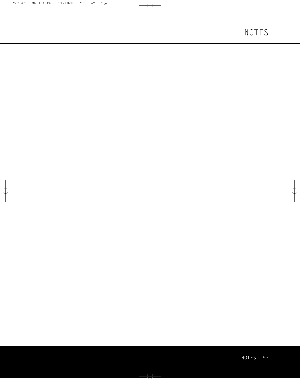 Harman-Kardon AVR 435 User Manual | Page 57 / 60
