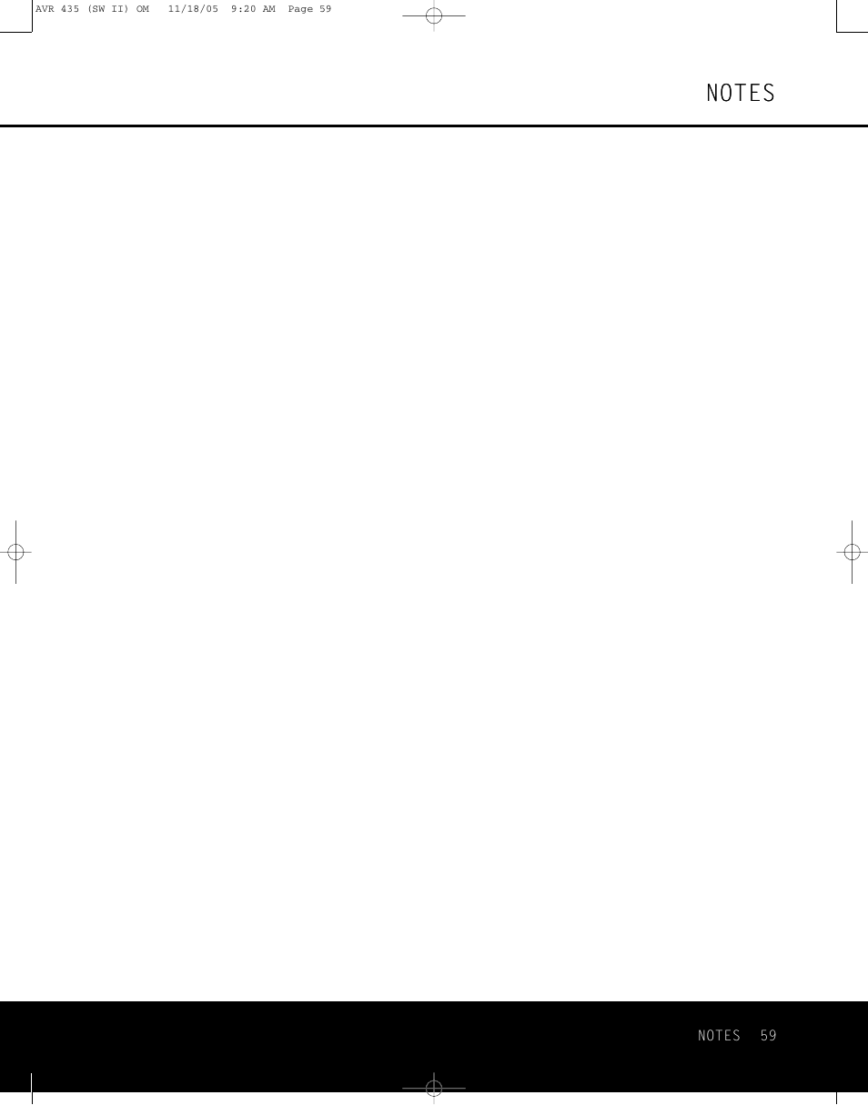 Harman-Kardon AVR 435 User Manual | Page 59 / 60