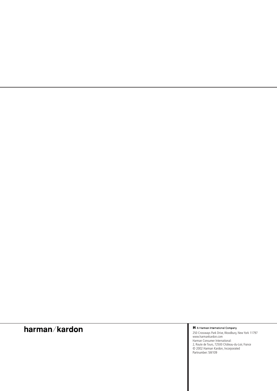 Harman-Kardon DVD 21 User Manual | Page 34 / 34