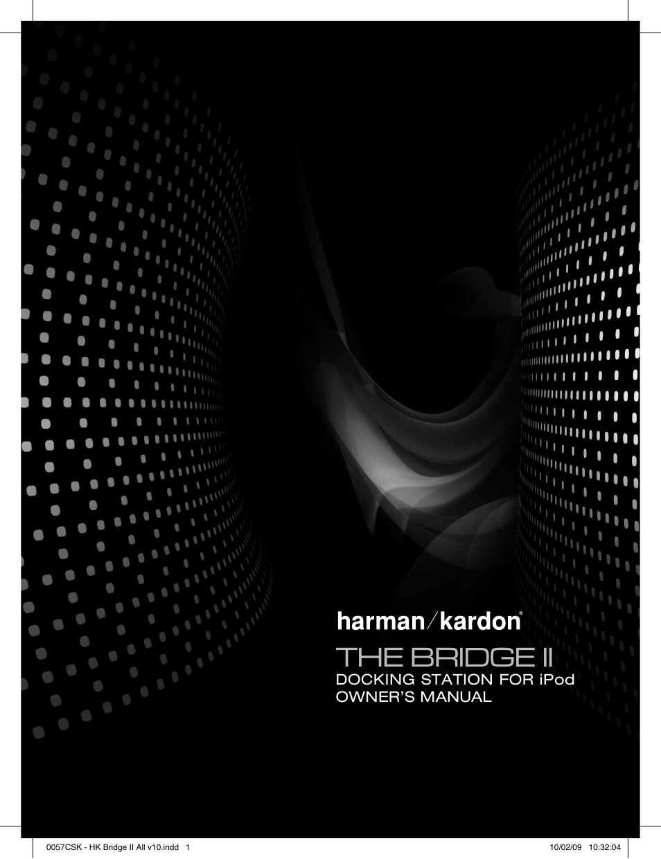 Harman-Kardon MP3 Docking Station User Manual | 8 pages