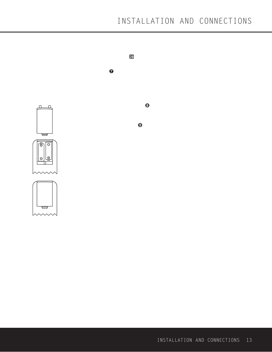Installation and connections | Harman-Kardon CDR 26 User Manual | Page 13 / 24