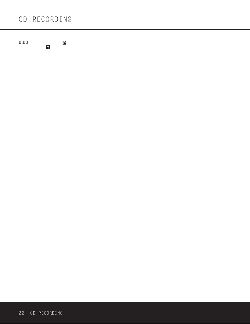 Cd recording | Harman-Kardon CDR 26 User Manual | Page 22 / 24