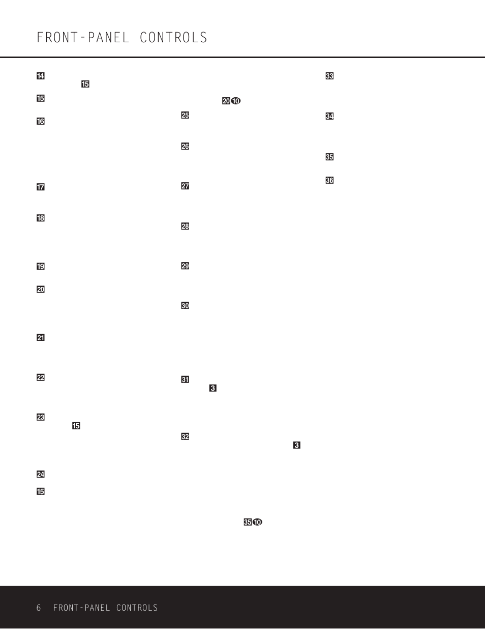 Front-panel controls | Harman-Kardon CDR 26 User Manual | Page 6 / 24