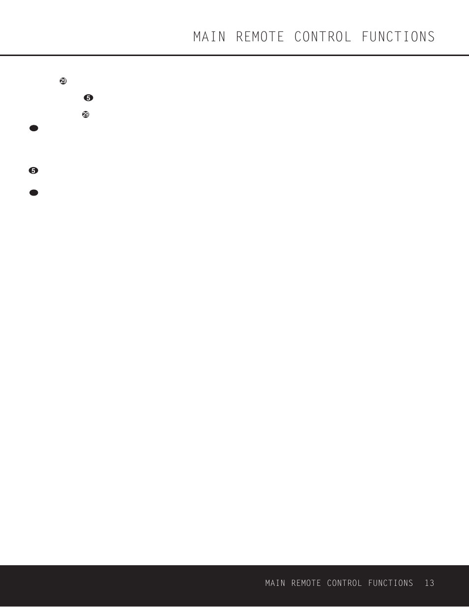 Main remote control functions | Harman-Kardon AVR 330 User Manual | Page 13 / 56