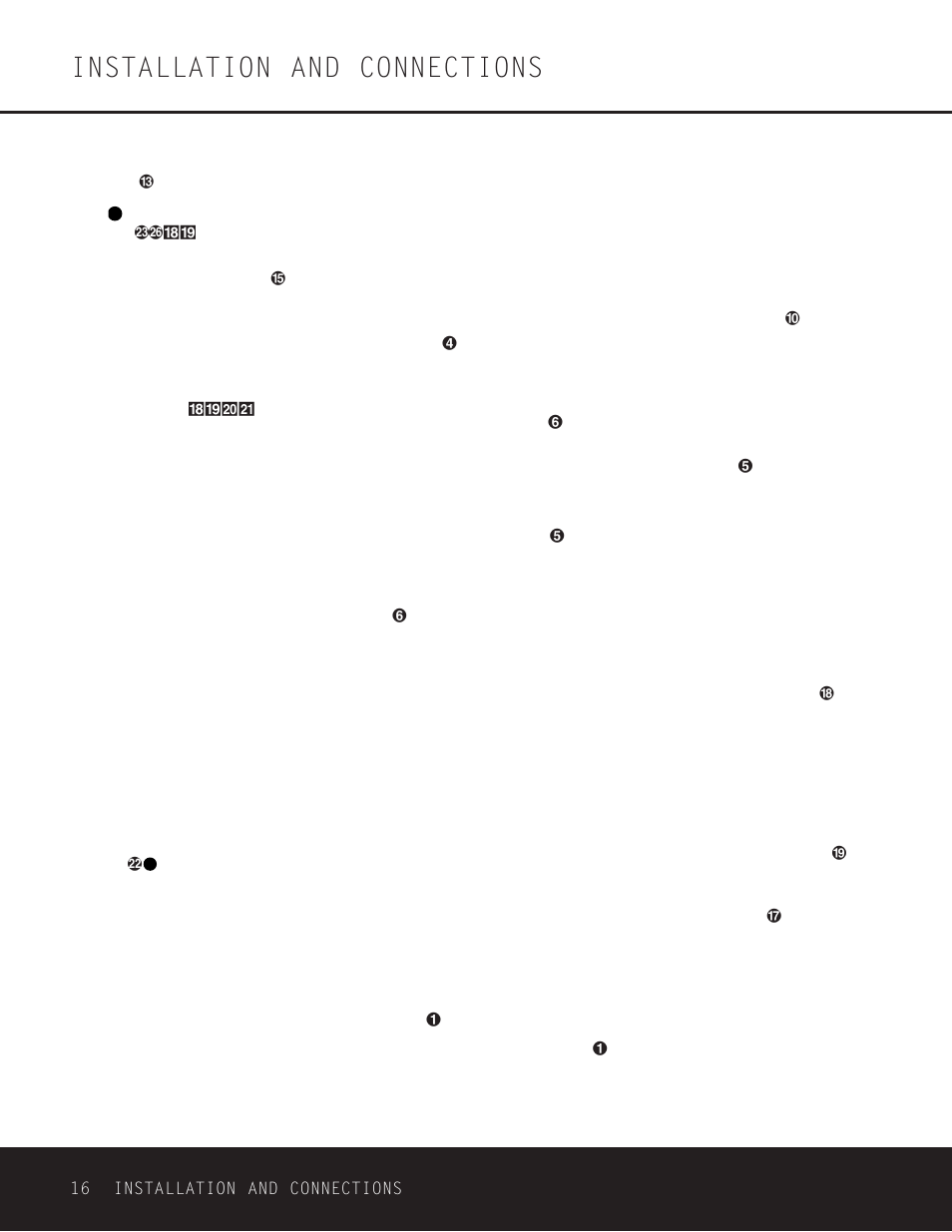 Installation and connections | Harman-Kardon AVR 330 User Manual | Page 16 / 56