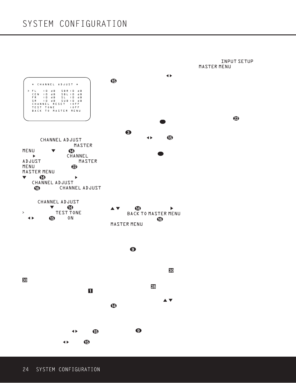 System configuration | Harman-Kardon AVR 330 User Manual | Page 24 / 56