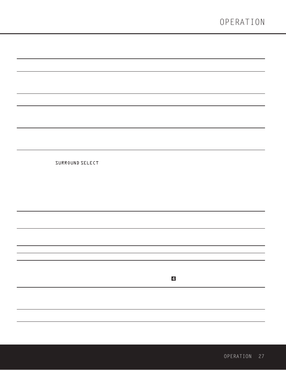 Operation | Harman-Kardon AVR 330 User Manual | Page 27 / 56