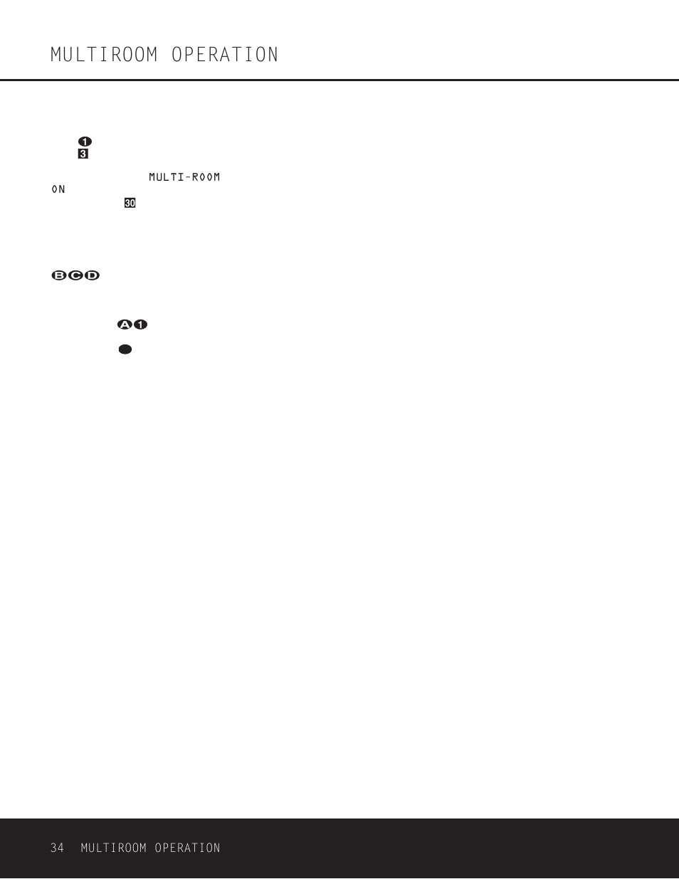 Multiroom operation | Harman-Kardon AVR 330 User Manual | Page 34 / 56