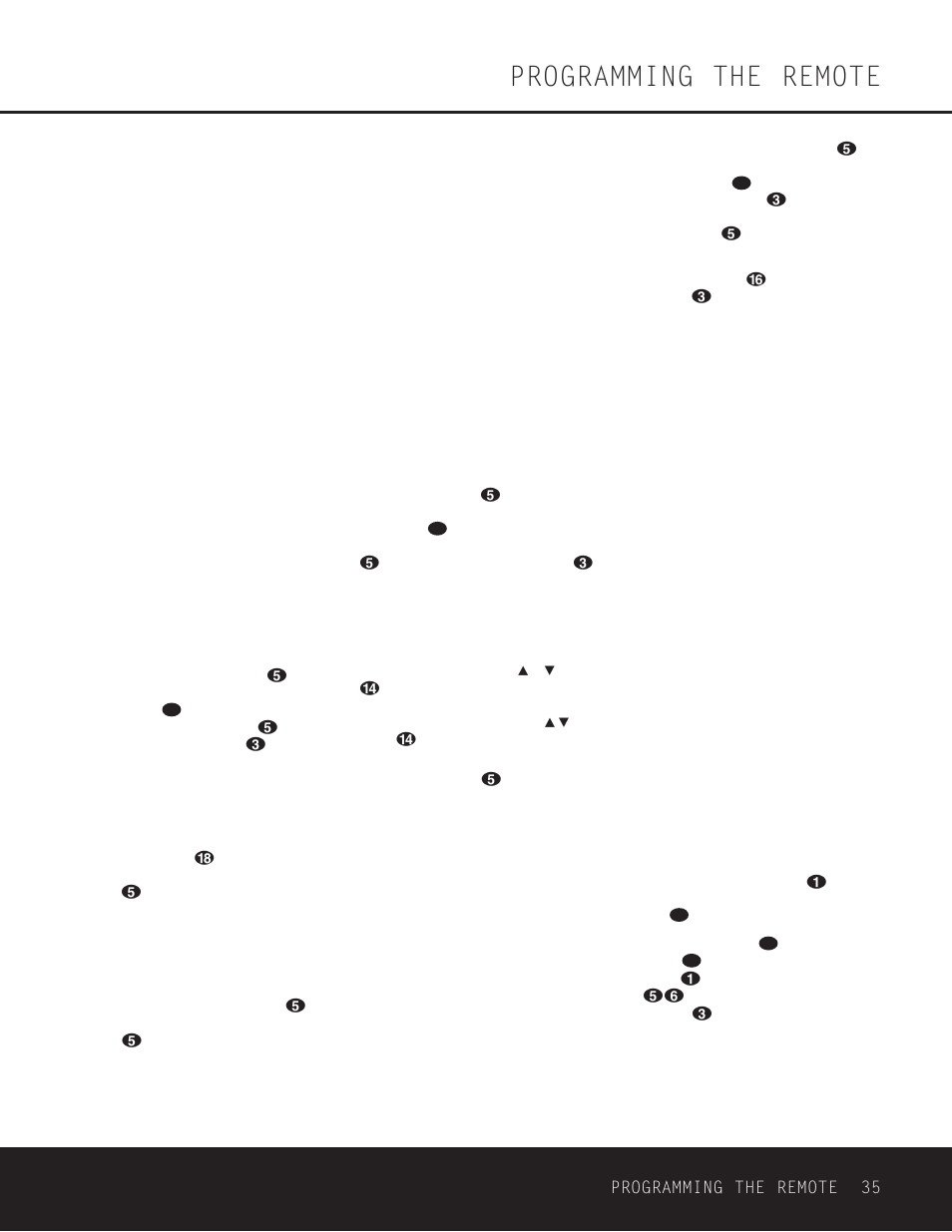 Programming the remote | Harman-Kardon AVR 330 User Manual | Page 35 / 56