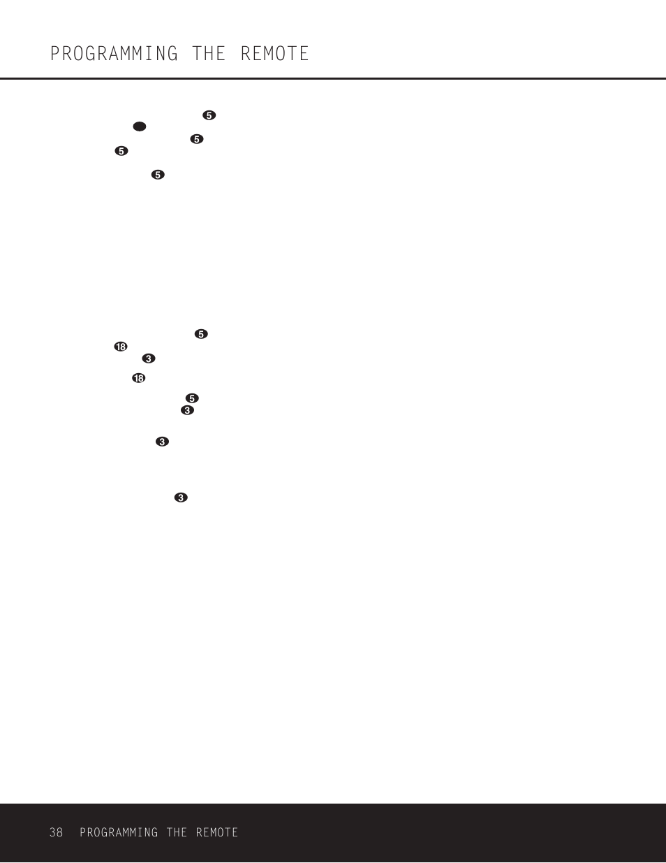 Programming the remote | Harman-Kardon AVR 330 User Manual | Page 38 / 56