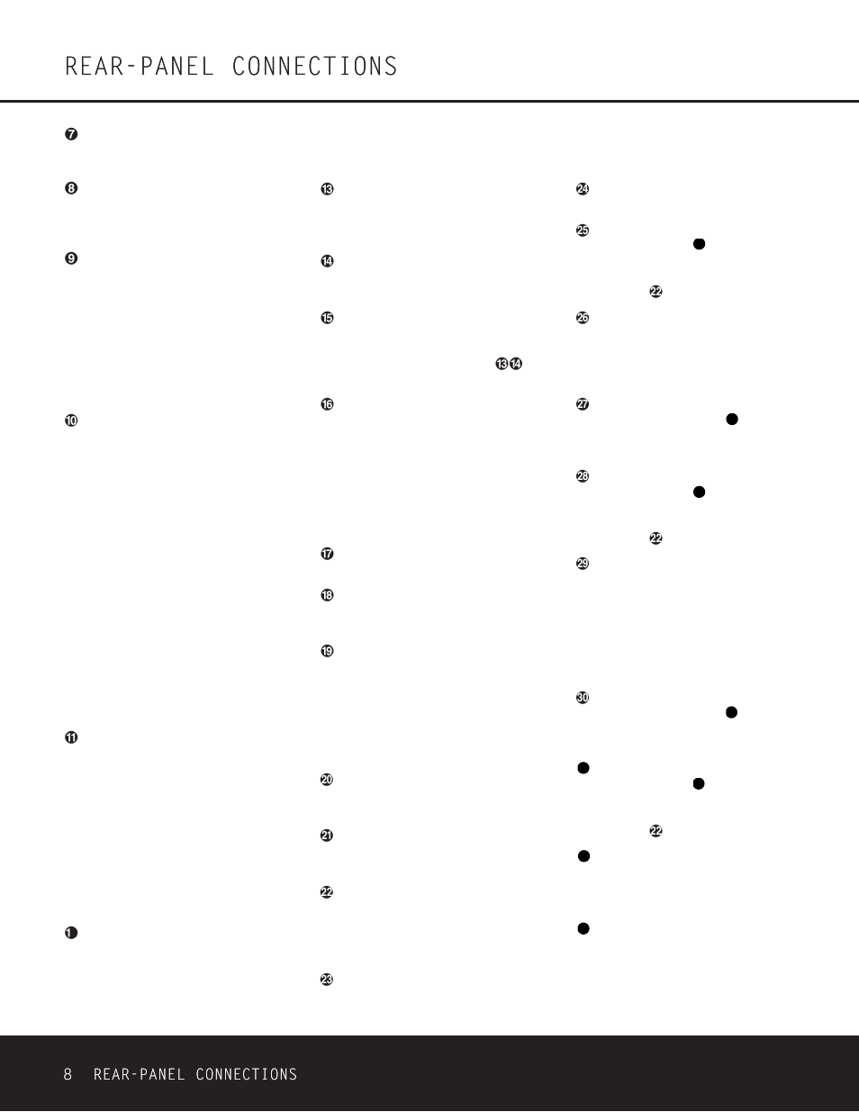 Rear-panel connections | Harman-Kardon AVR 330 User Manual | Page 8 / 56