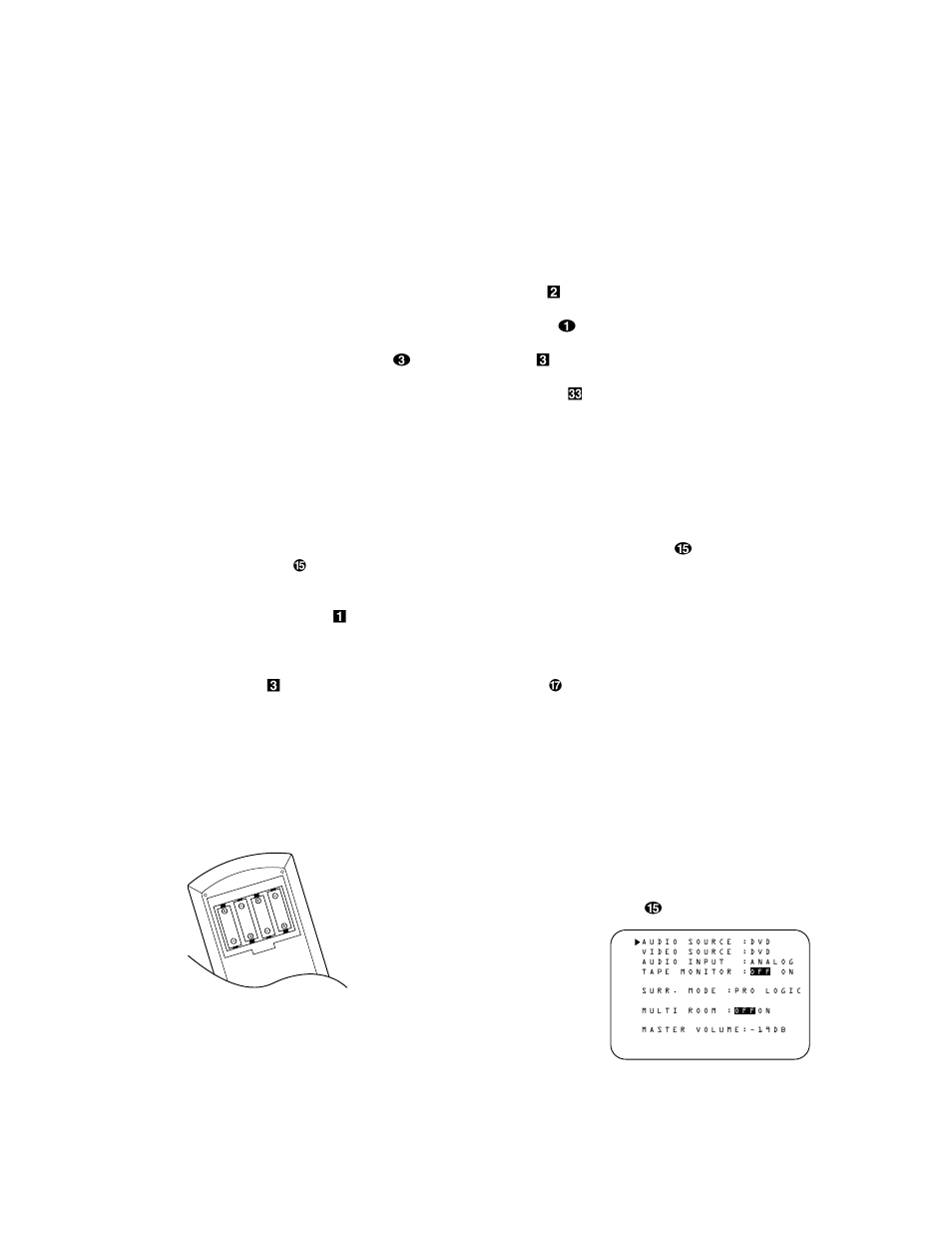 System configuration | Harman-Kardon AVR65 User Manual | Page 17 / 52