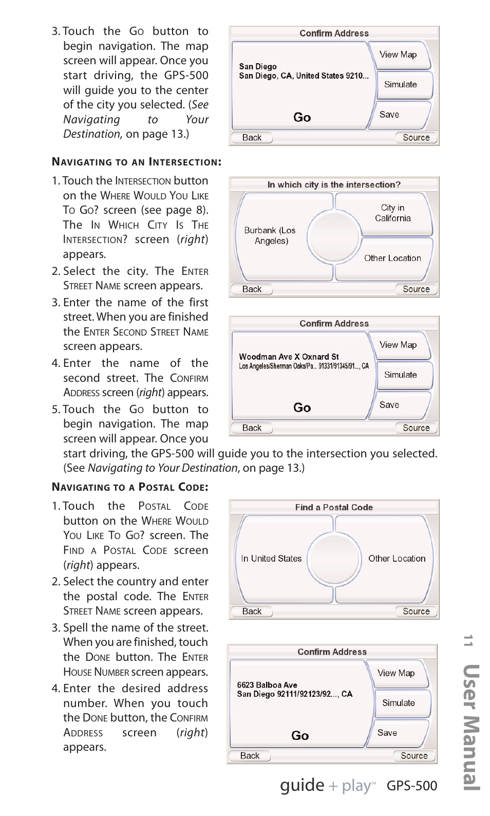 User manual, Ed i u g, Y a l p | Gps-500 | Harman-Kardon GPS-500 WE User Manual | Page 11 / 28