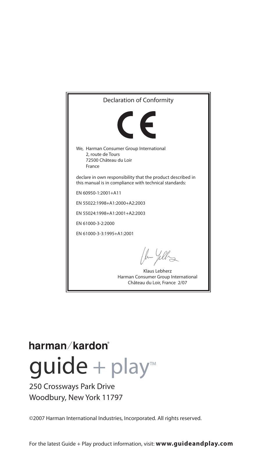 Ed i u g, Y a l p | Harman-Kardon GPS-500 WE User Manual | Page 28 / 28