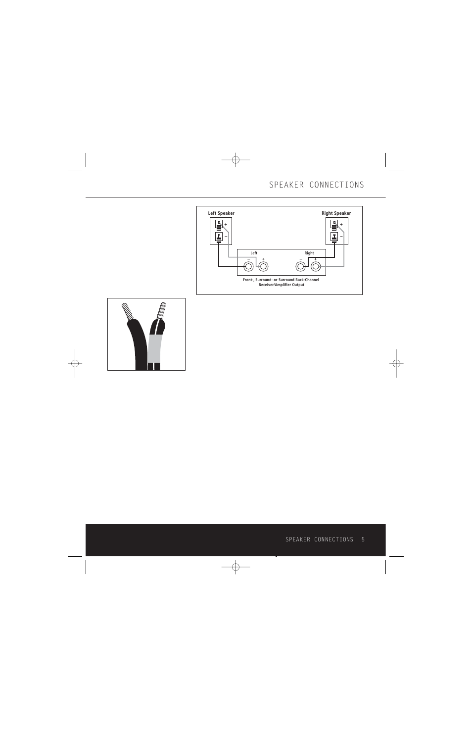 Speaker connections | Harman-Kardon HKS 9 User Manual | Page 5 / 8