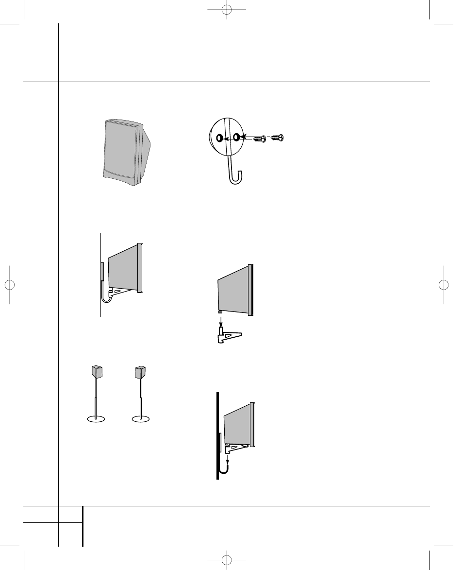 Mounting options 6 | Harman-Kardon HKTS1 User Manual | Page 6 / 12