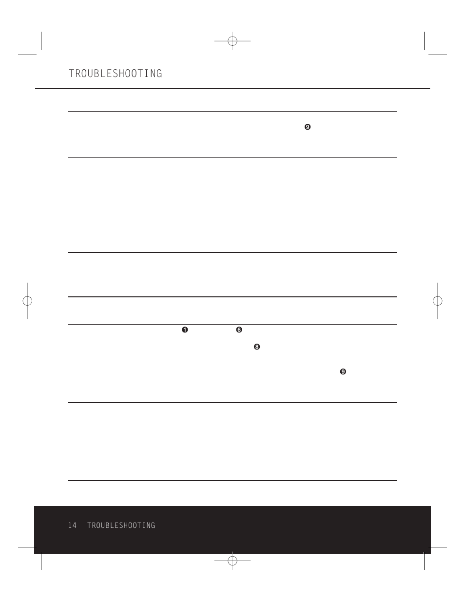 Troubleshooting | Harman-Kardon HKTS 5 OM User Manual | Page 14 / 16