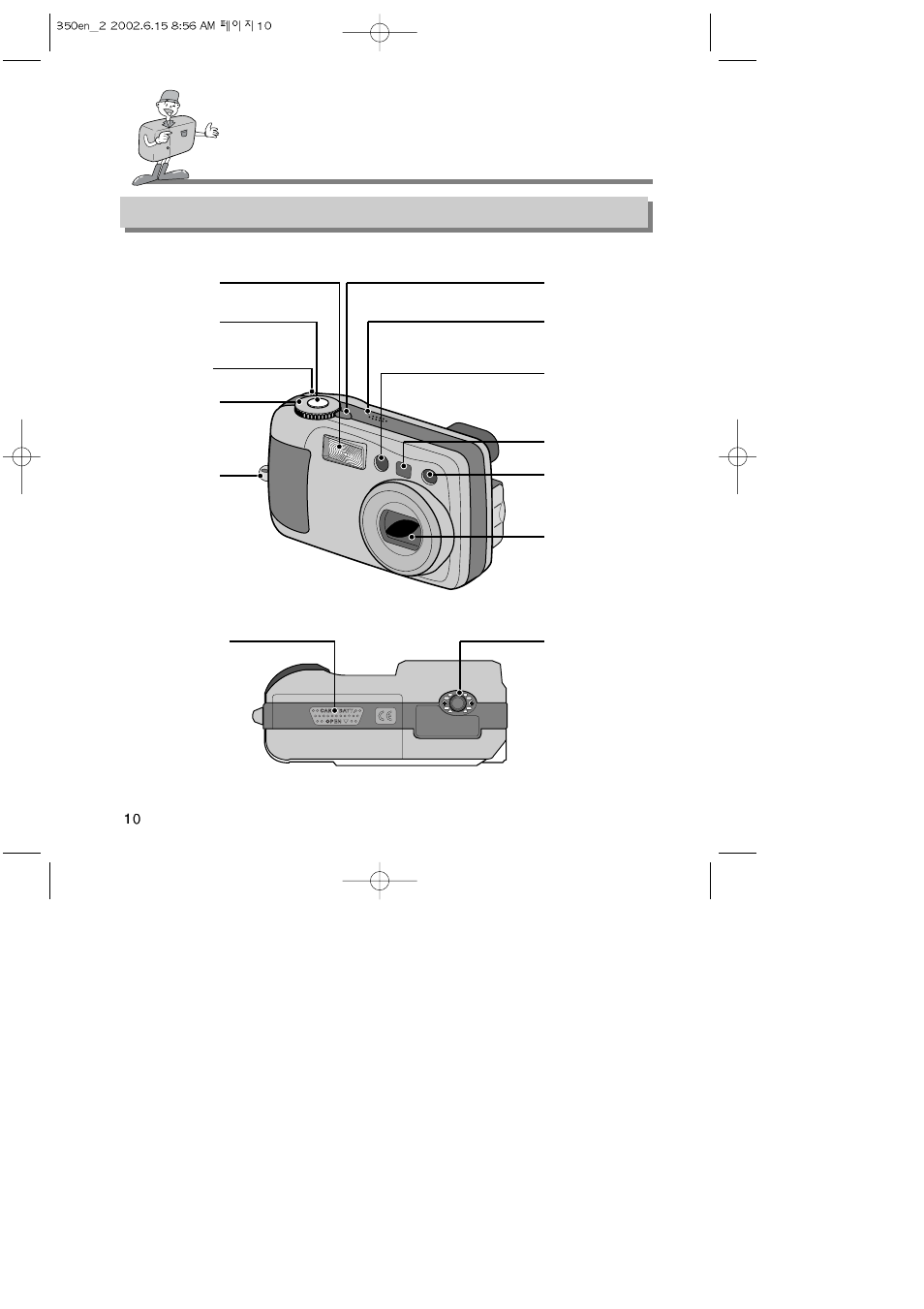 Identification of features, Product exterior (front / top / bottom) | Harman-Kardon DIGIMAX 350SE User Manual | Page 10 / 120