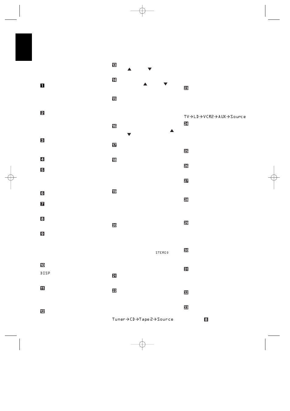Front panel controls | Harman-Kardon AVR80 User Manual | Page 10 / 42