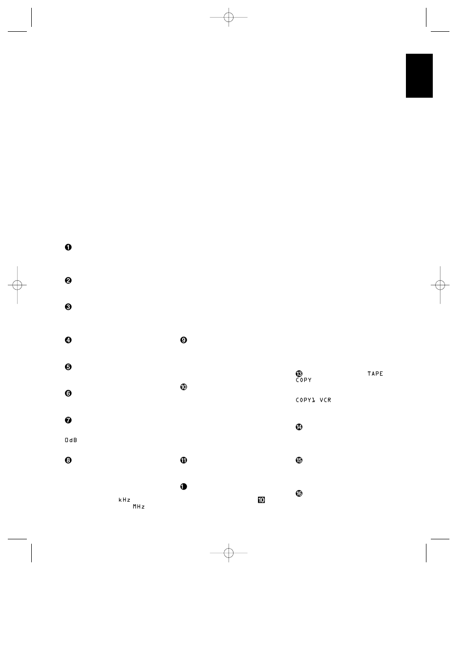 Front panel information display | Harman-Kardon AVR80 User Manual | Page 11 / 42