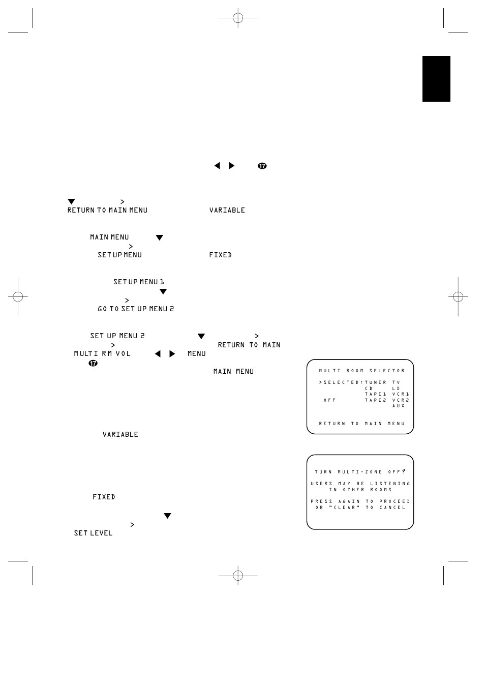 Multiroom operation | Harman-Kardon AVR80 User Manual | Page 39 / 42