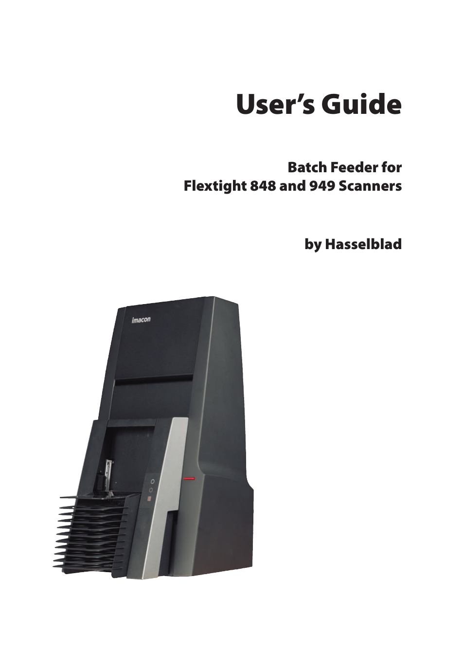 Hasselblad 848 User Manual | 36 pages